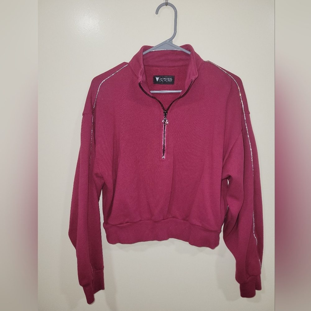 Victoria's Secret Sweatshirt Quarter-Zip